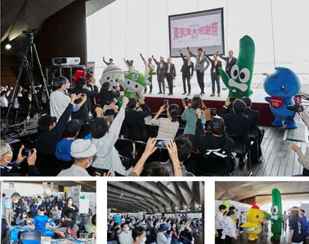 横浜港大さん橋ホール海側にあるステージ